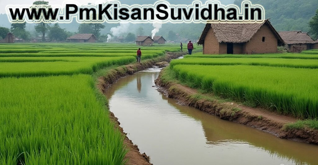 धानोरा विदर्भ गाव, वैनगंगा नदीकाठचे हिरवेगार शेत आणि पारंपरिक घरे