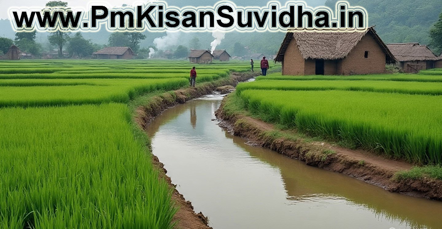 धानोरा विदर्भ गाव, वैनगंगा नदीकाठचे हिरवेगार शेत आणि पारंपरिक घरे