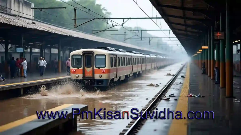 Weather Update मुंबई में बारिश और लोकल सेवा ठप्प