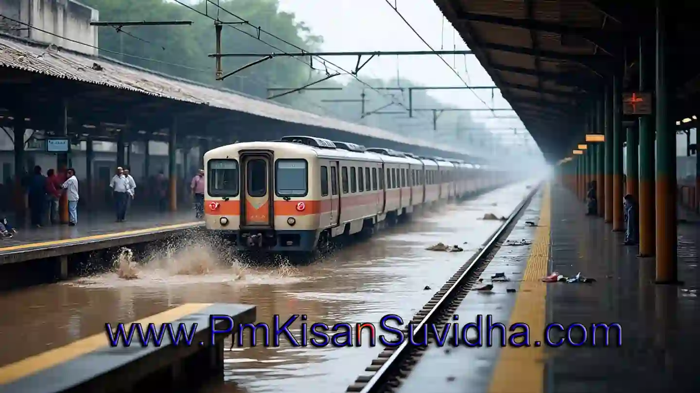 Weather Update मुंबई में बारिश और लोकल सेवा ठप्प